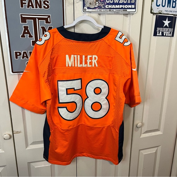 Nike Orange and Navy Men's Jersey - Picture 4 of 7